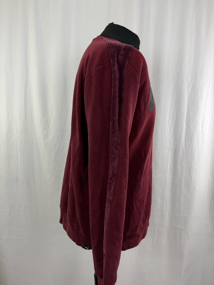 Puma Jumper Red Medium 38-40 in Crew Neck Pullover Sweater