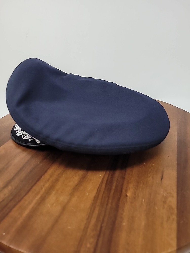 Bancroft Military Cap 7.5 Blue Silver