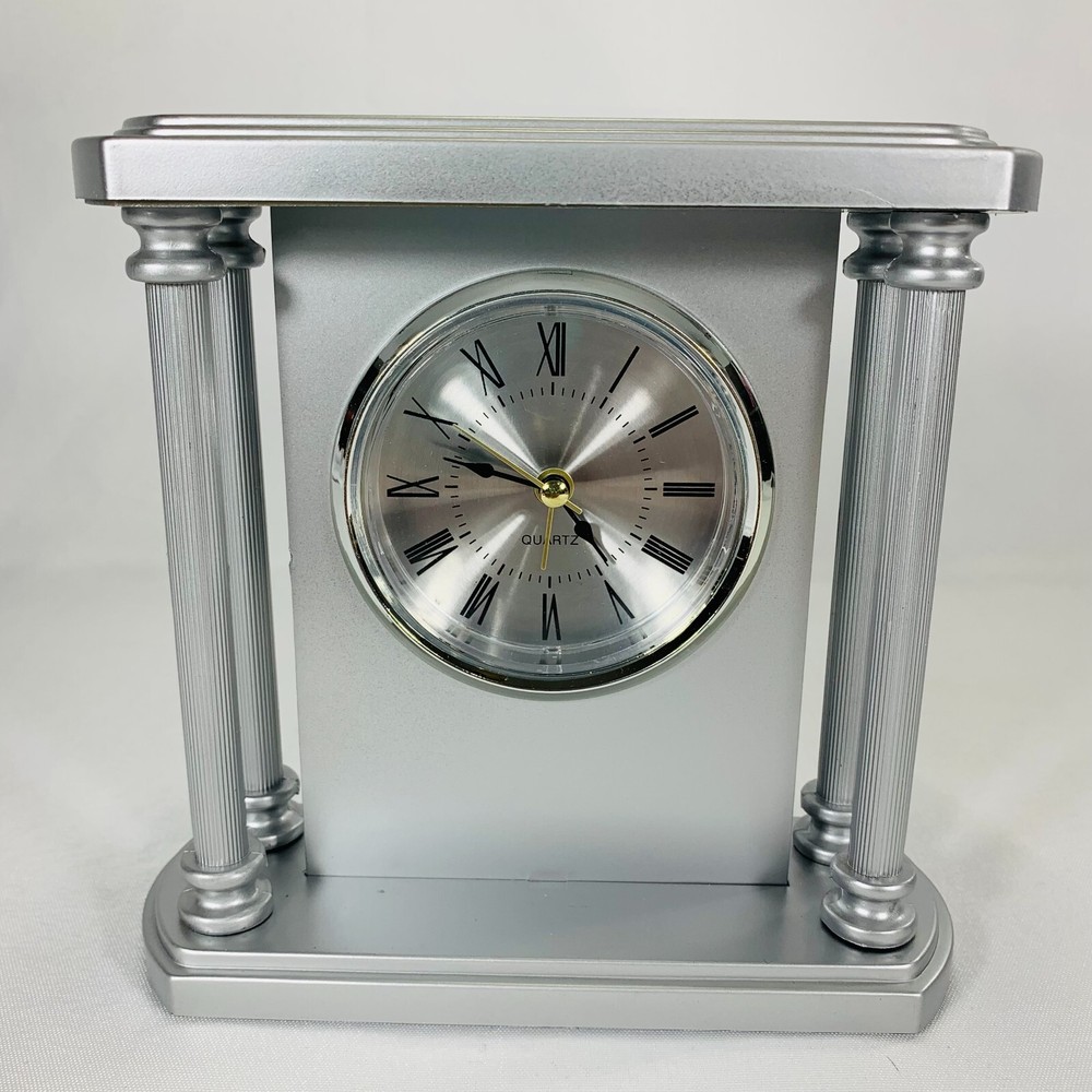 Quartz Pillar Clock Approx. 6.5” Inch