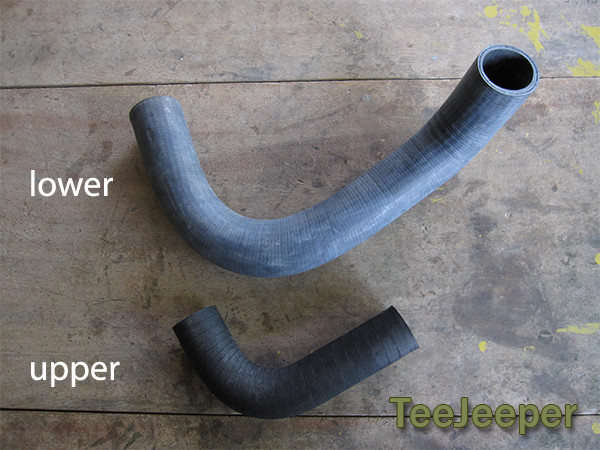 new Upper and Lower Radiator Hose Jeep M151 A1 A2