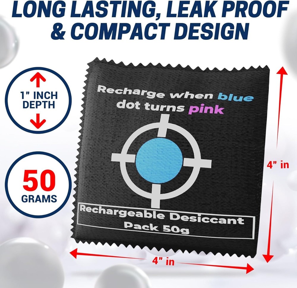 Desicant Dehumidifier for Gun Safe Pistol & Rifles - Moisture Control Solution