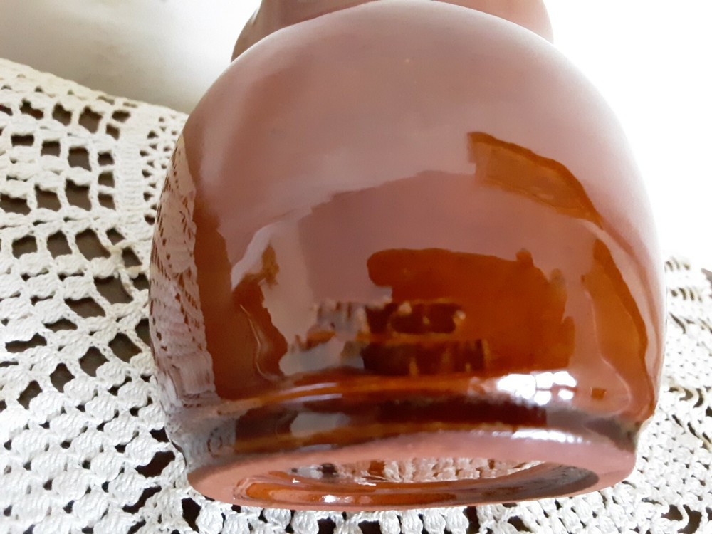 Vintage? Small Brown Ceramic Pottery Pitcher- Made in Spain