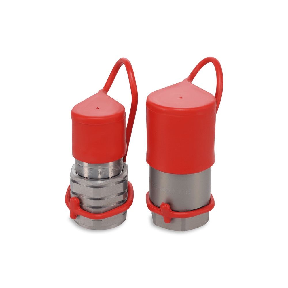 1/2″ Flat Face Hydraulic Quick Couplers Set - 1/2″ SAE Thread