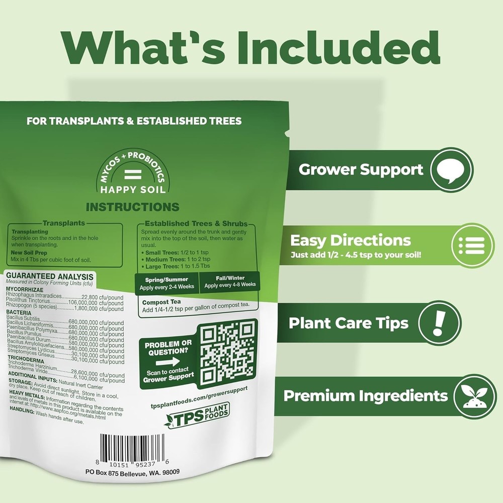 6 oz Tree Root Support Powder | Ideal for Transplants & Landscaping