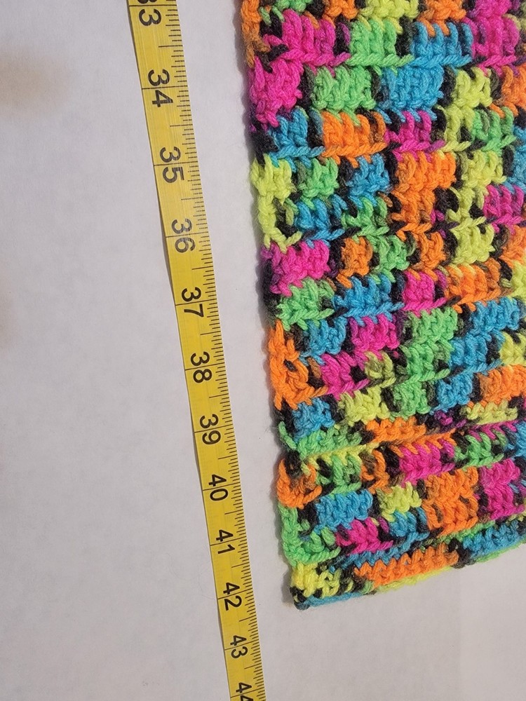 Handmade Bright Multicolor Scarf