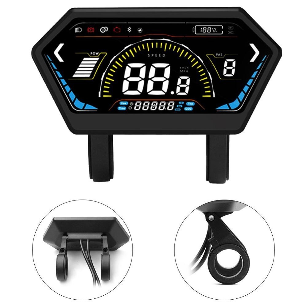 Wide Compatibility Ebike LCD Display Suitable for Various Modifications