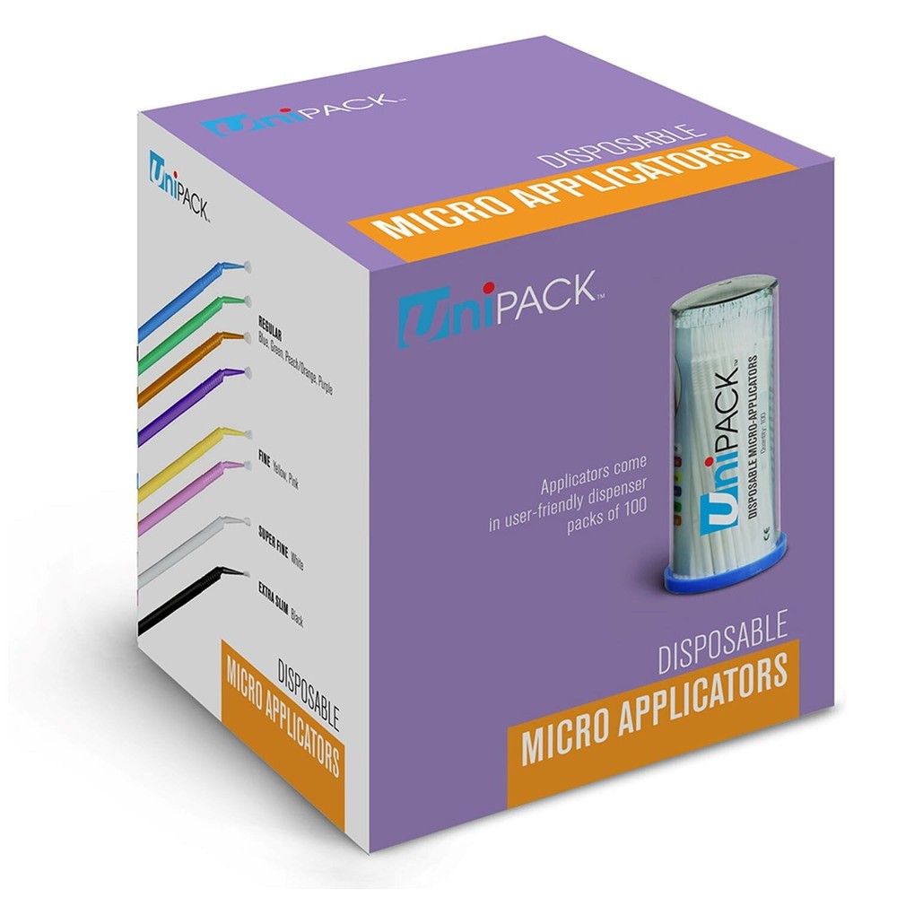 Disposable Micro Applicators, UniPACK, 400 Applicators/Bx, Assorted, Regular