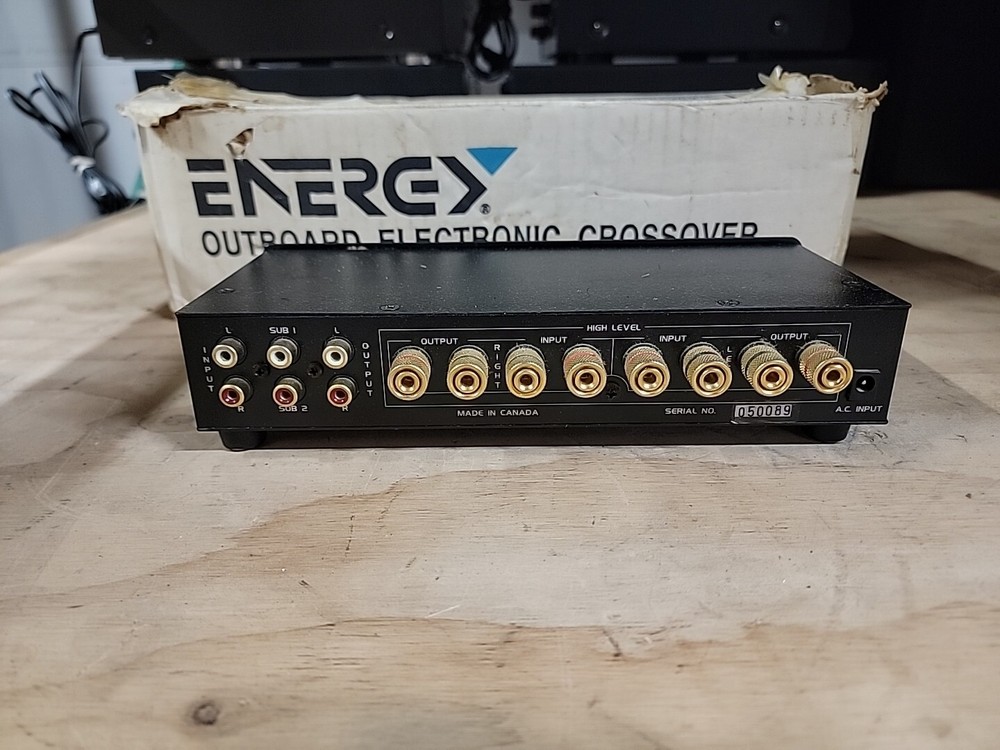Energy Outboard Electronic Crossover With Box