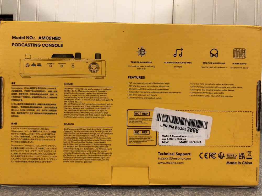 MAONO Maonocaster Cs Podcasting Console