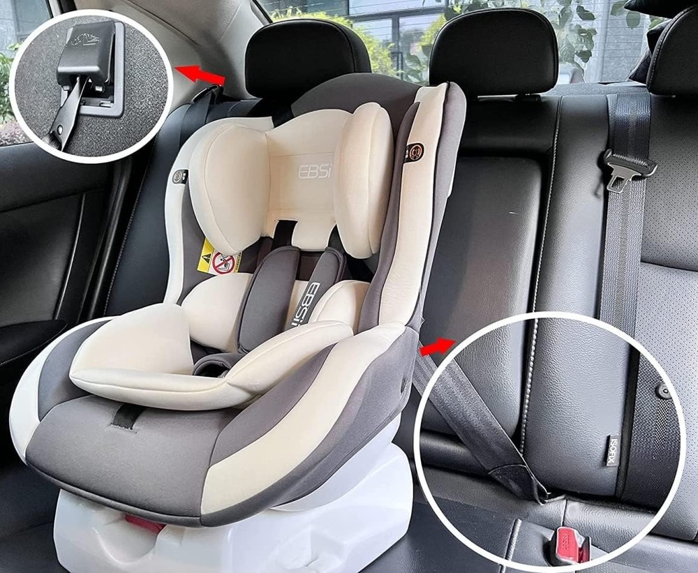Double-Headed LATCH Interface Connector Strap for Ultimate Baby Seat Safety