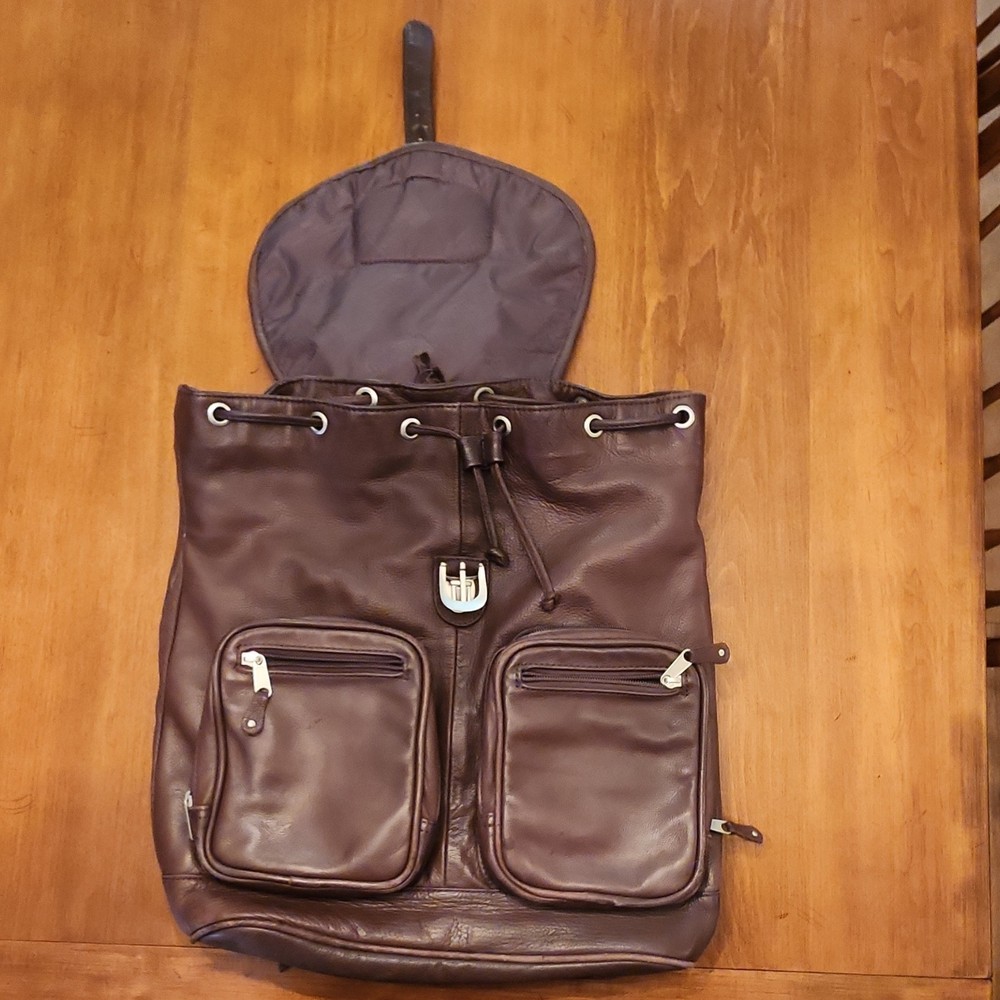 Canyon Outback Leather Goods Brown Backpack