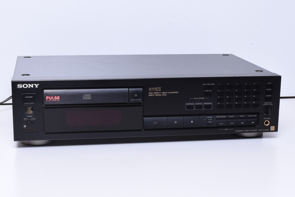 Sony CDP X111ES High Density Digital Sync CD player Rare Fully Tested , Works