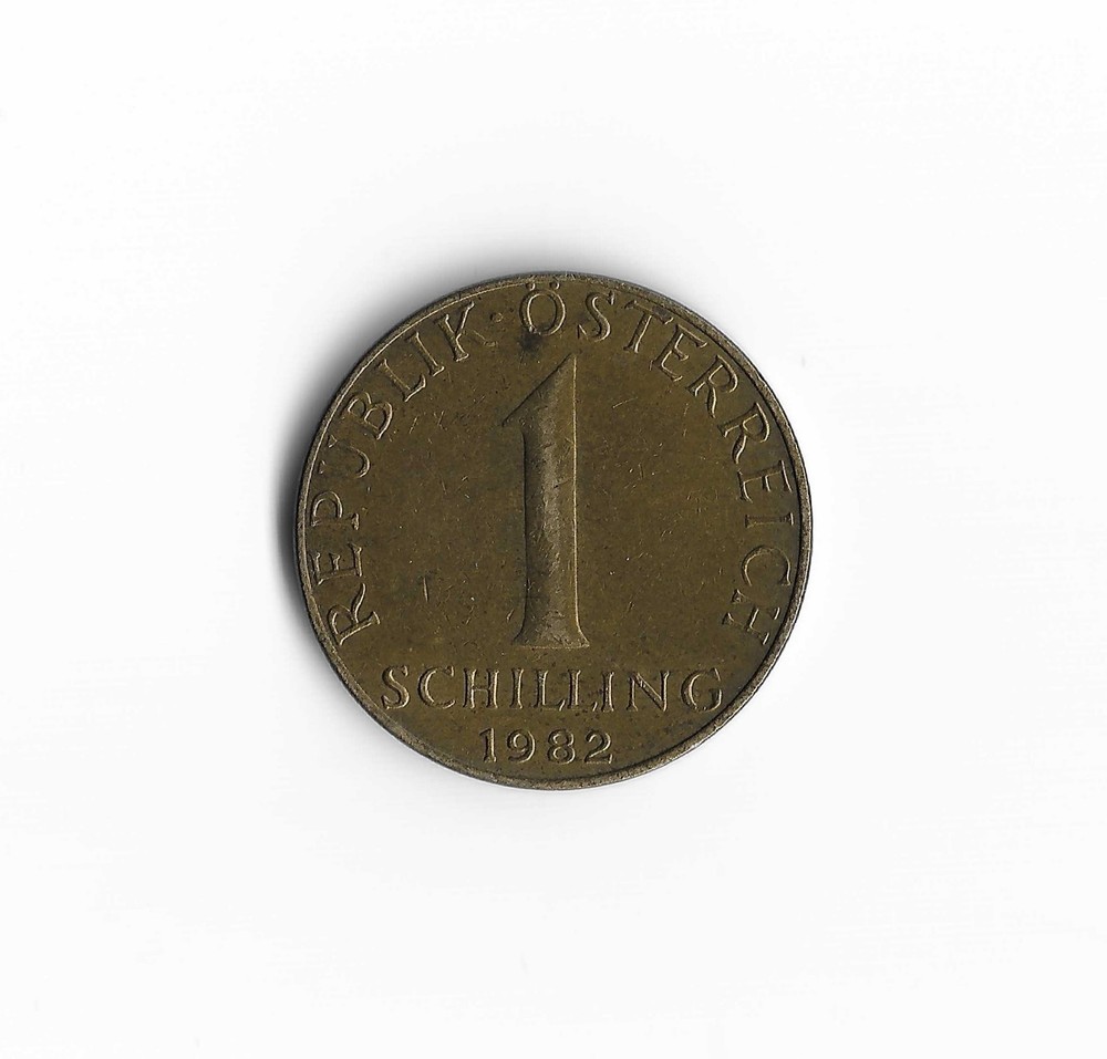 1982 Austria - 1 Schilling - 679 - Aluminum Bronze - 4.2g