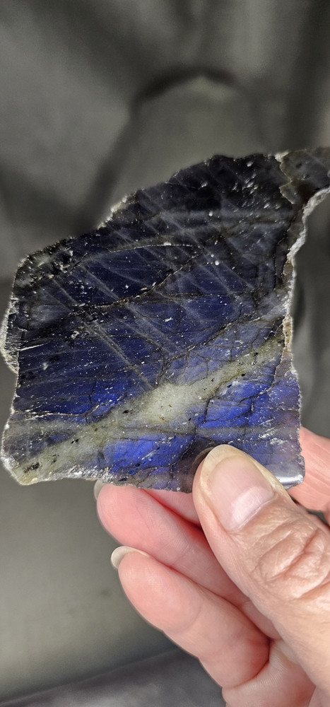 BLUE LABRADORITE SLAB CHUNK
