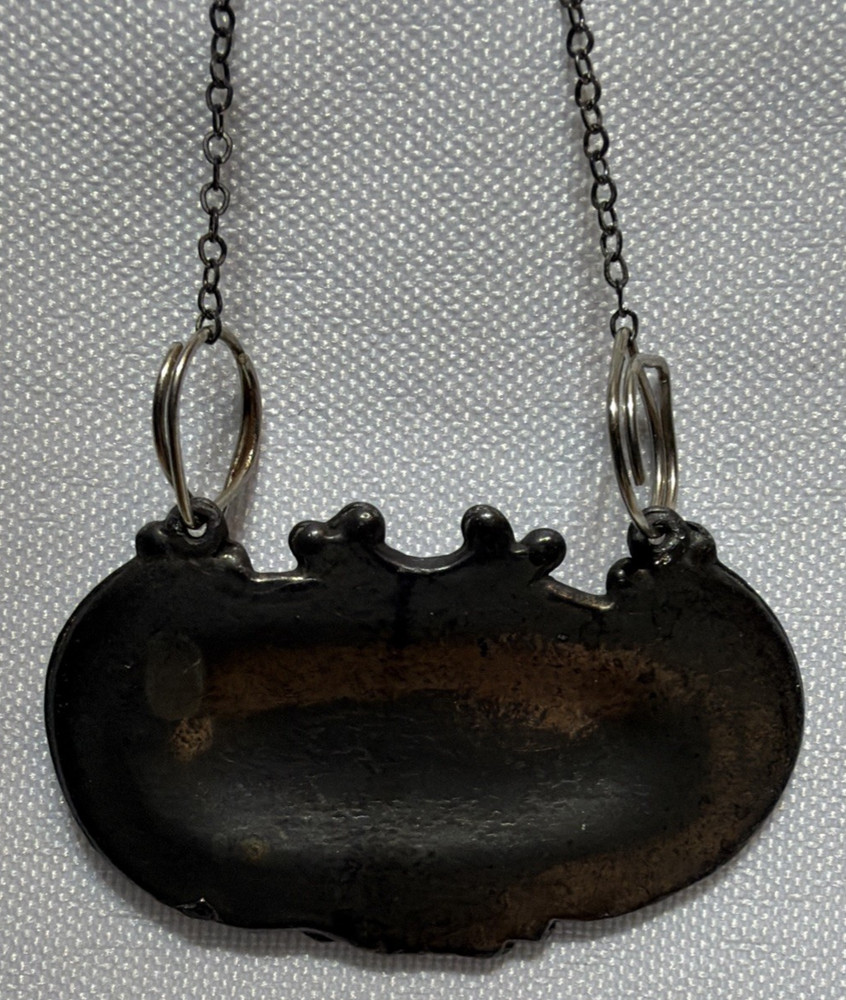 VINTAGE STERLING SILVER? " SCOTCH " BOTTLE TAG LABEL