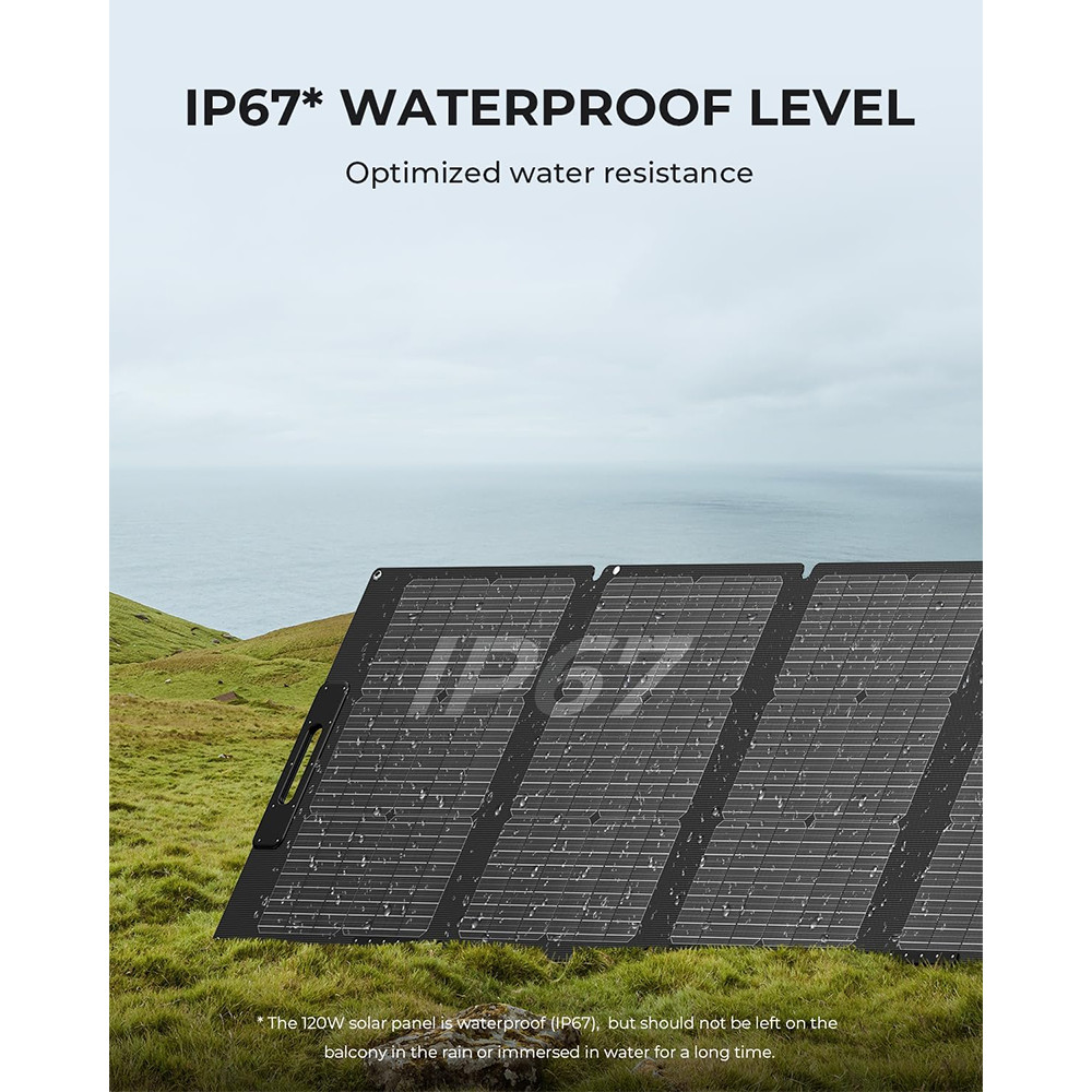 BLUETTI 100W Solar Panel Foldable & Portable ETFE Coating Renew