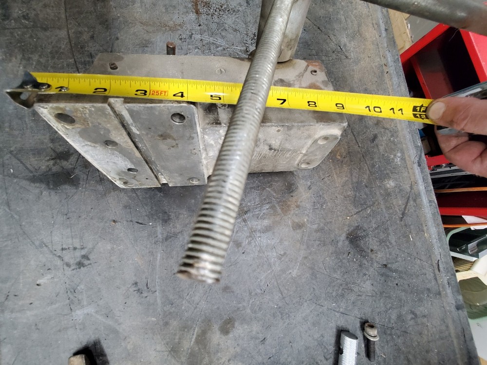 CORE DRILL stand Carriage assembly MOTOR MOUNT & 4 handle Crank Wheel Silver