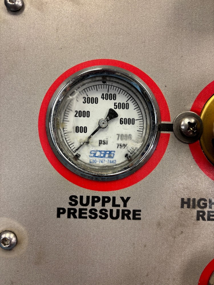 Used SCBA Air Trailer Fill Panel