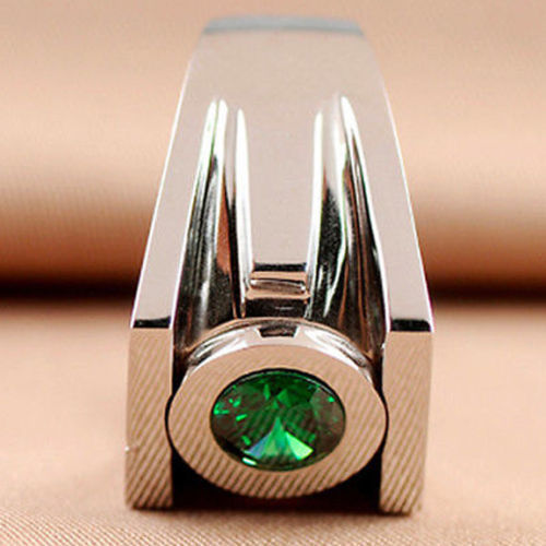 Lab Created 3.05Ct Green Lantern Power Inspried Ring Solid 925 Sterling Silver