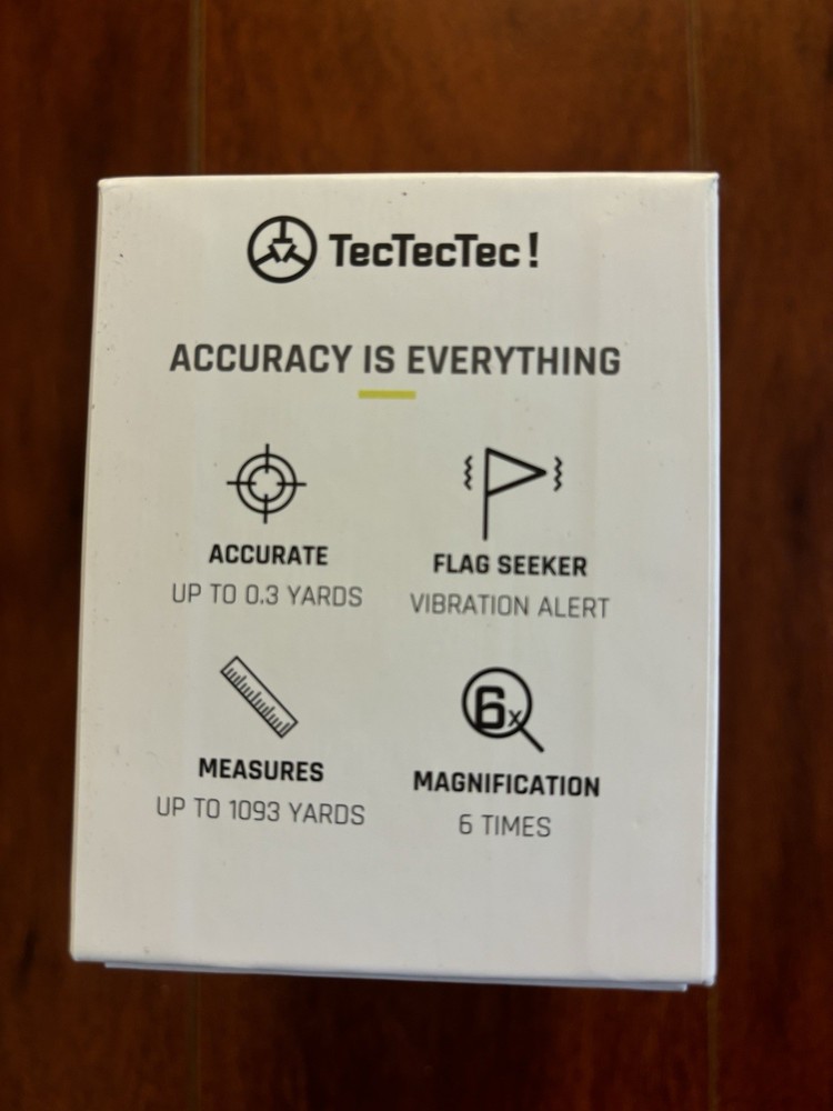 TecTecTec ULT-X Laser Golf Rangefinder