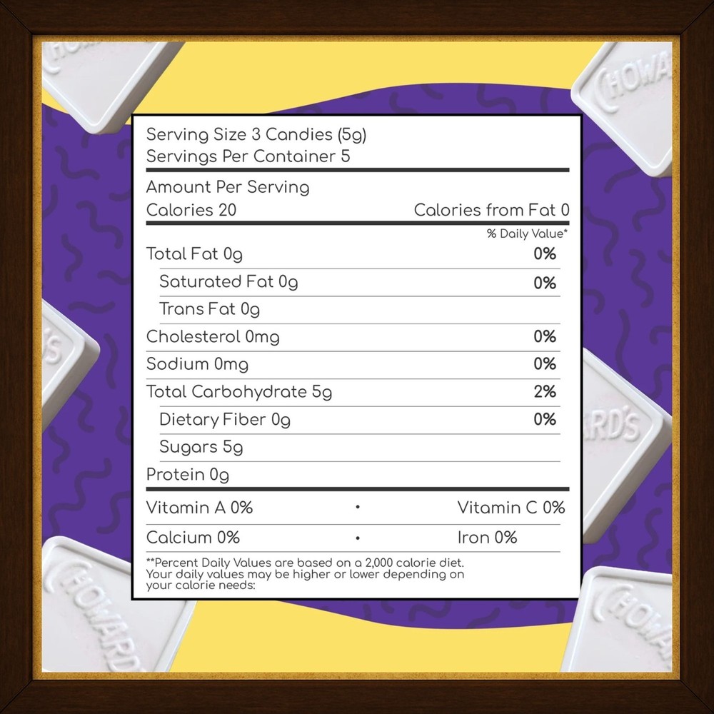 Choward’s Violet Mints Old Fashioned Candy Nostalgia 6 Pack Rolls
