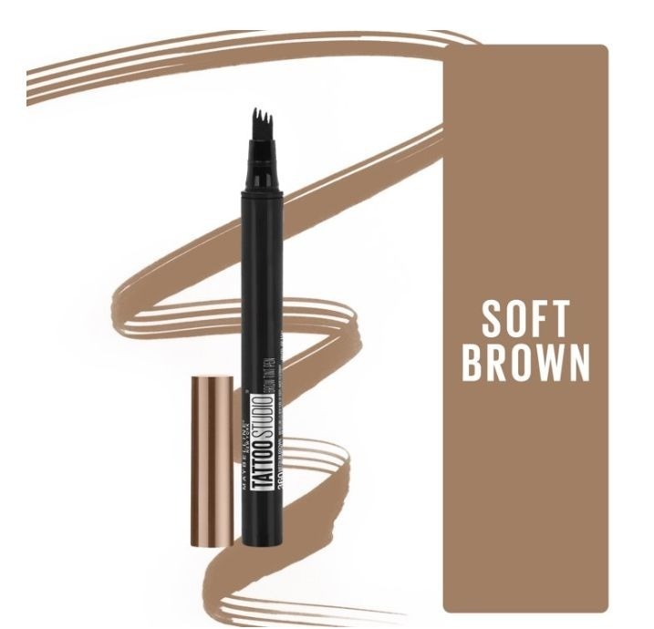 Maybelline Tattoo Studio Brow Tint Pen Makeup, Soft Brown