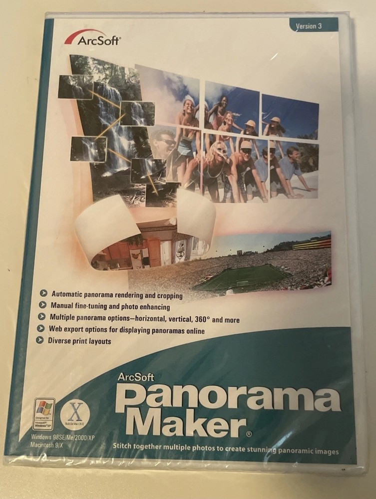ARCSOFT Panorama Maker 3.0 for Windows Macintosh NEW