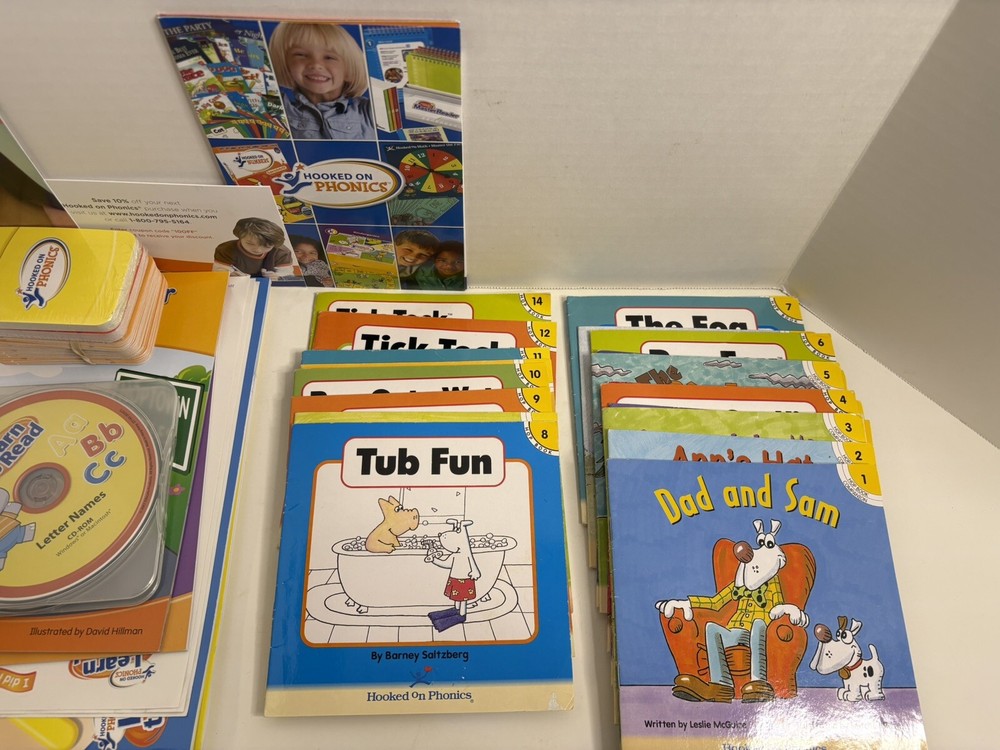 New open box Hooked On Phonics Pre-K Learn to Read Edition Program 3-4 Years