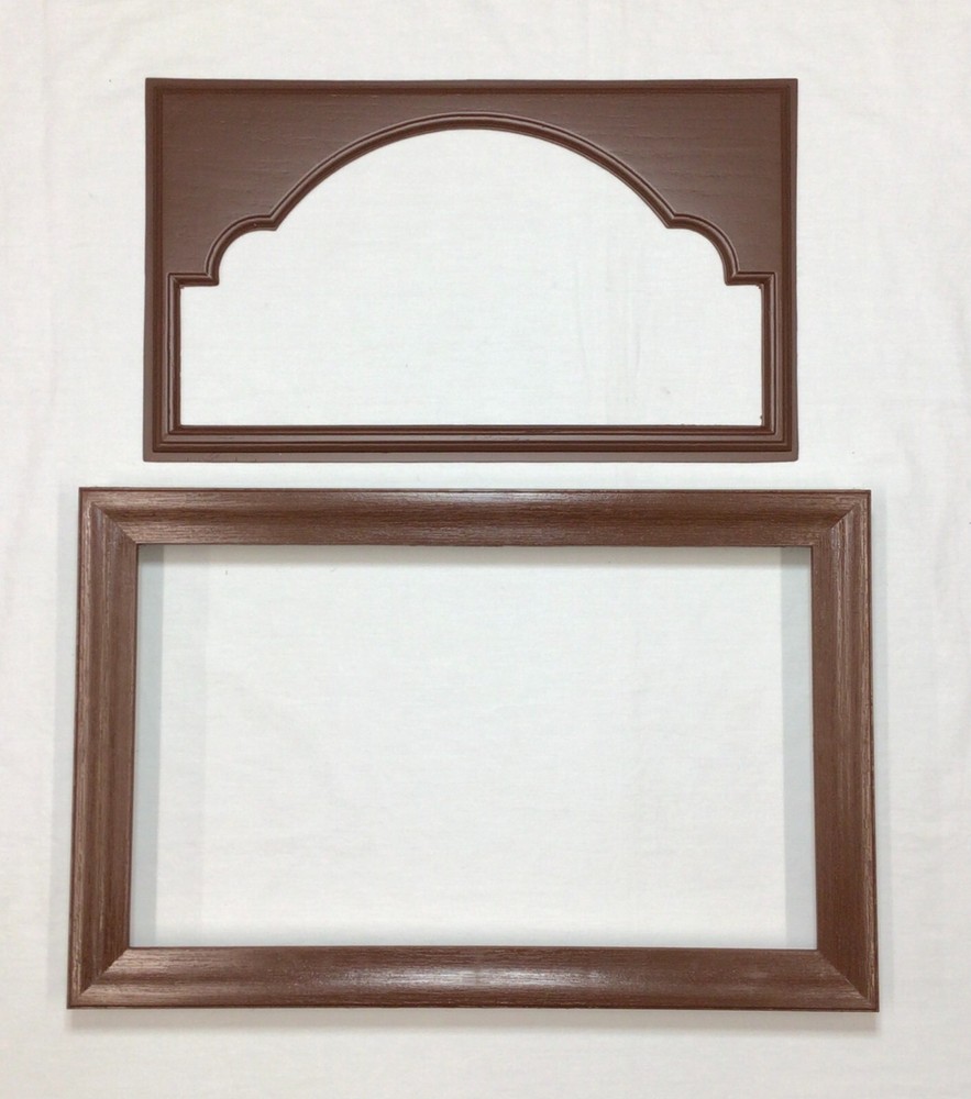 Walnut Amarr Garage Door Window Kit Short Panel Frame Insert Grill Glass Options