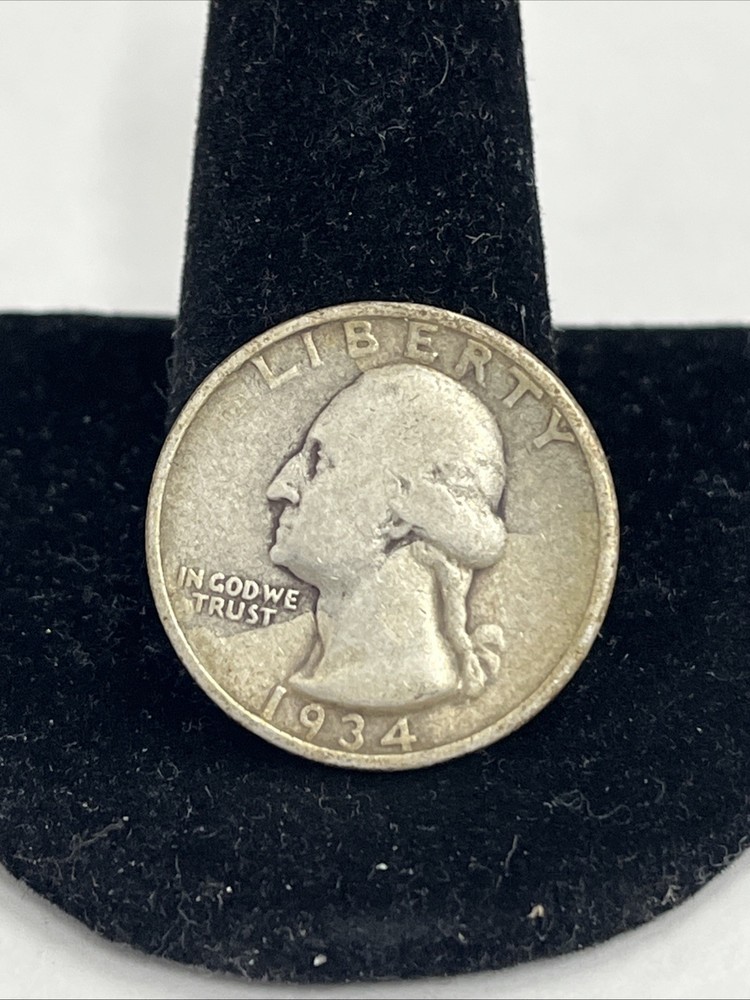 1934 Washington Quarter 90% Silver