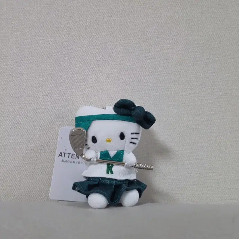 Hello Kitty Golf Character Keyring New Official