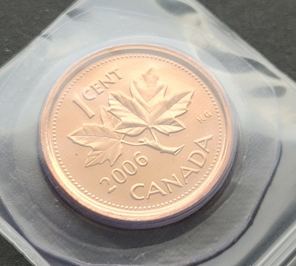 *** CANADA ONE CENT 2006 P SEALED *** MAGNETIC *** BETTER DATE ***