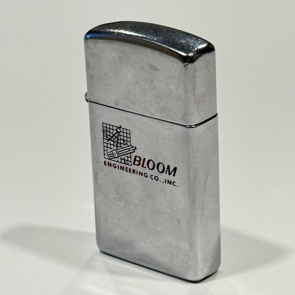 Vintage Zippo Lighter Bloom Engineering Company Advertisement