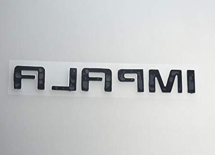 1x Impala Trunk Emblems 3D Badges Nameplate Letter Replacement for Chrome