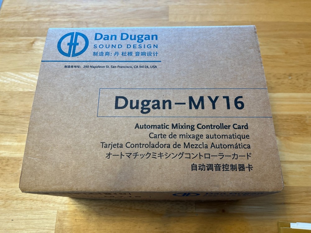 Dan Dugan Sound Design Dugan-MY16 Automatic Mixing Controller Card.