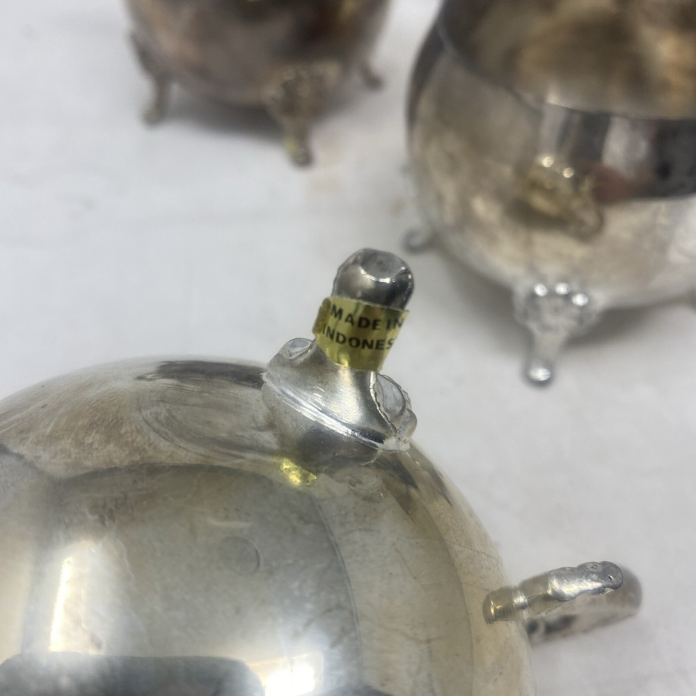Silver Plated Tea Set 4 Piece