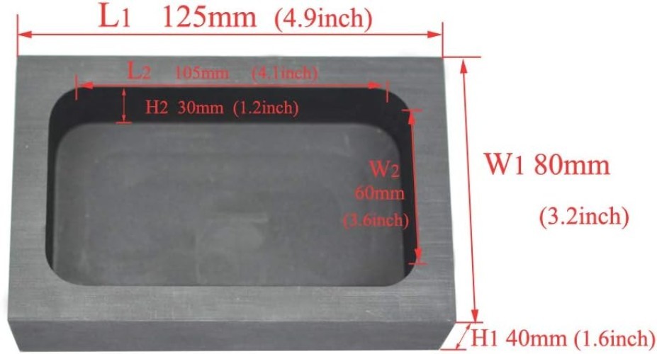 High-Quality Graphite Crucible 3kg