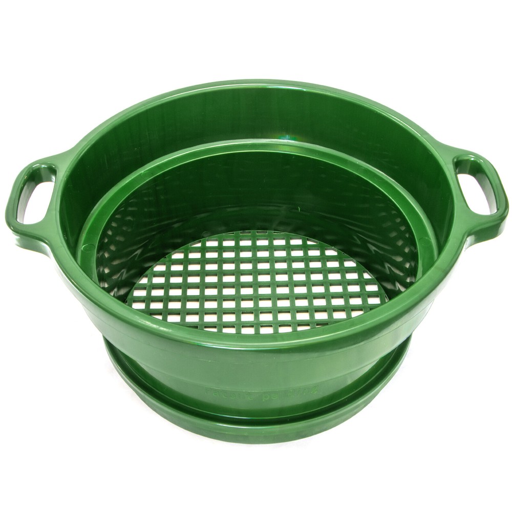 ASR Outdoor 1/2 Heavy Duty Gold Panning Stackable Plastic Sifting Screen