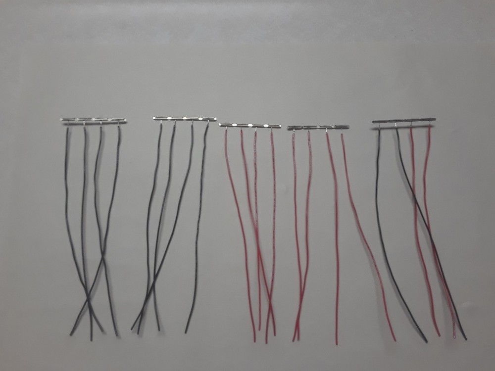 HO Scale 10 Pair Solid Power Wire Rail Joiners terminal Connector Code 83/100