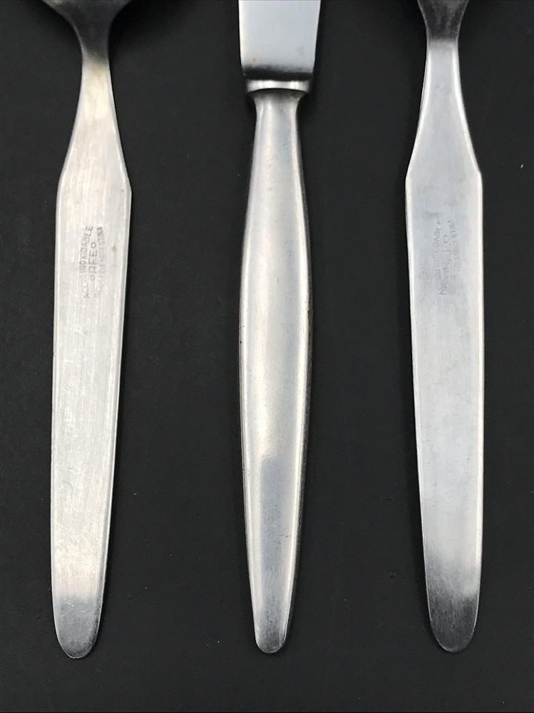 VTG Fix & Foxi Flatware Set Spoon Knife Fork ORFEO Argentina Lupini