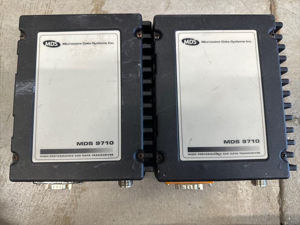Lot of 2 Microwave Data Systems MDS 9710 High Performance DSP Data Transceiver