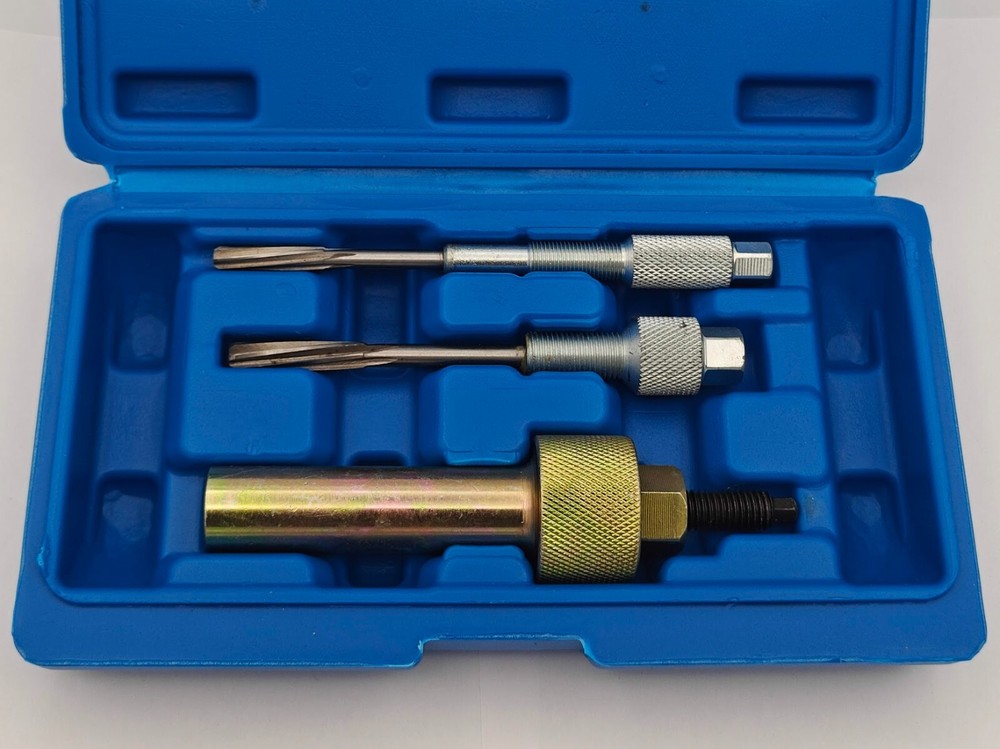 Glow Plug Puller Reamer Set Electrodes Removal Extracting Plugs Tool For Benz