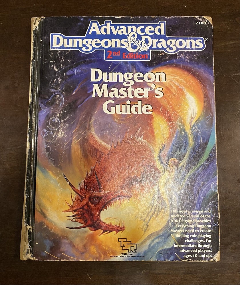 ADVANCED DUNGEONS & DRAGONS Dungeon Master’s Guide – 2nd Edition (1989)