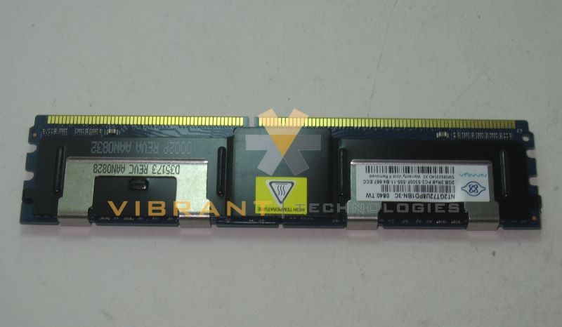 Dell D558C 2GB PC2-5300 2RX8 ECC FB Memory DIMM 4z