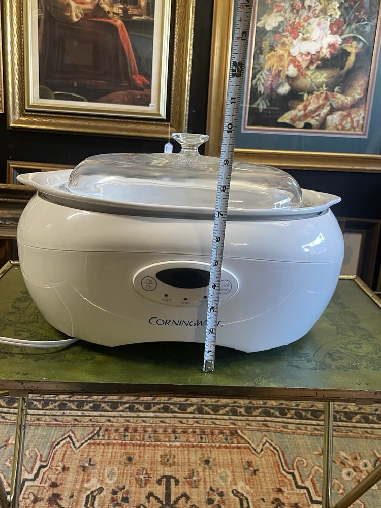 CorningWare SC-60 Electric 6 Quart Digital Programmable Crock Pot Slow Cooker