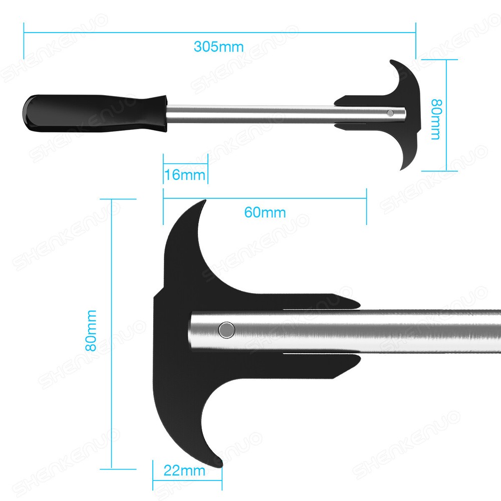 1x Professional Seal Puller Remover Tools Two Size Tips Auto Motorycle UTV ATV