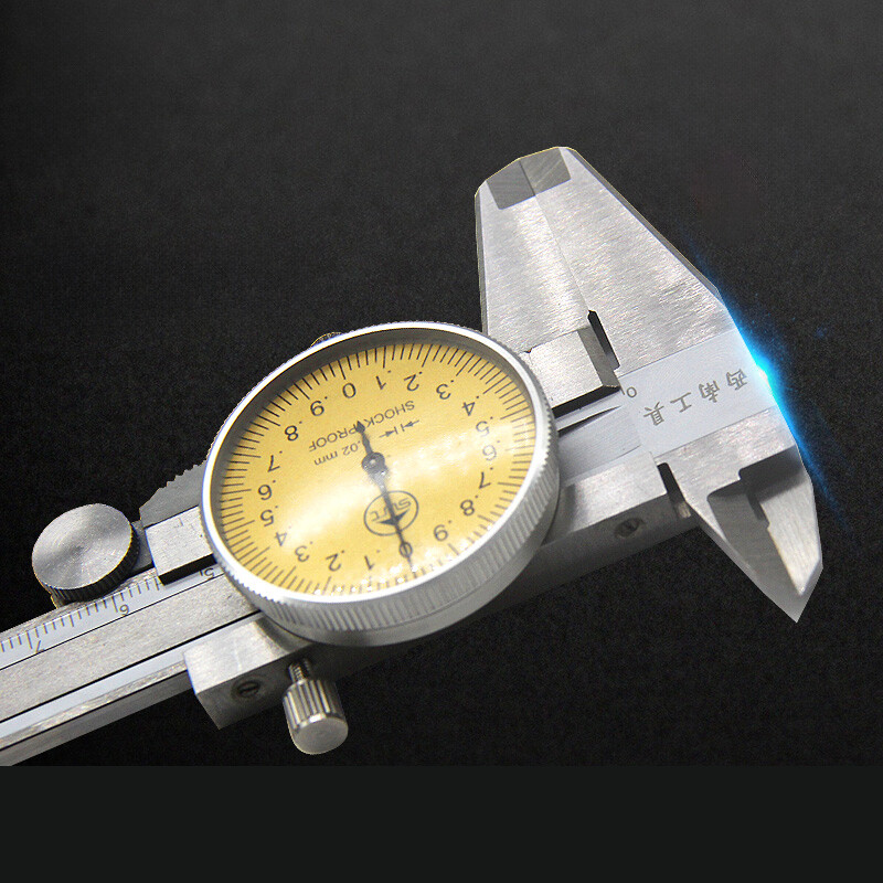 0-200mm Industrial Grade Dial Vernier Caliper Gauge Micrometer Tool Dial