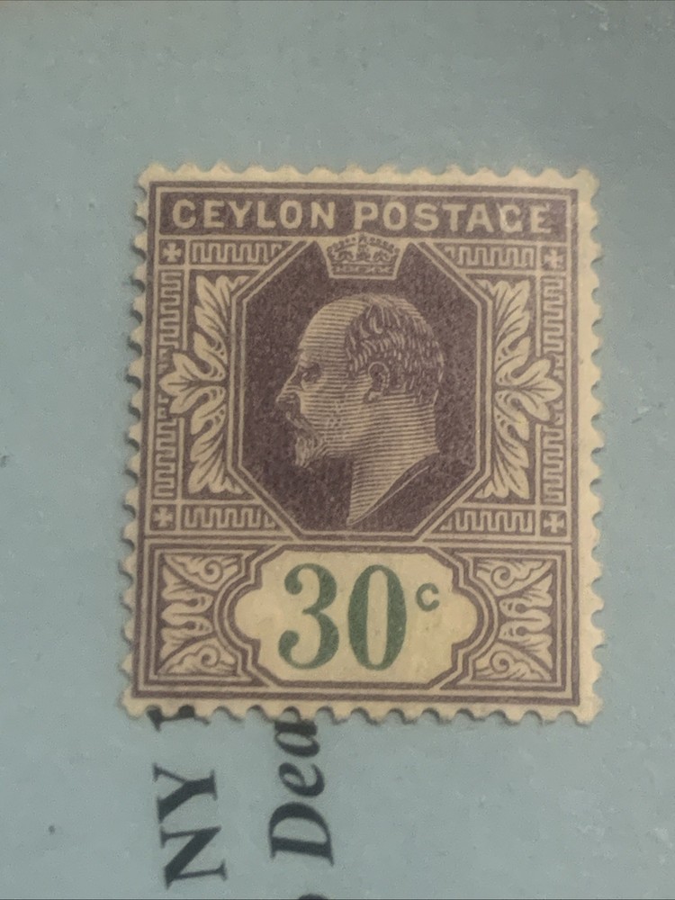 CEYLON POSTAGE 188 MINT 1905