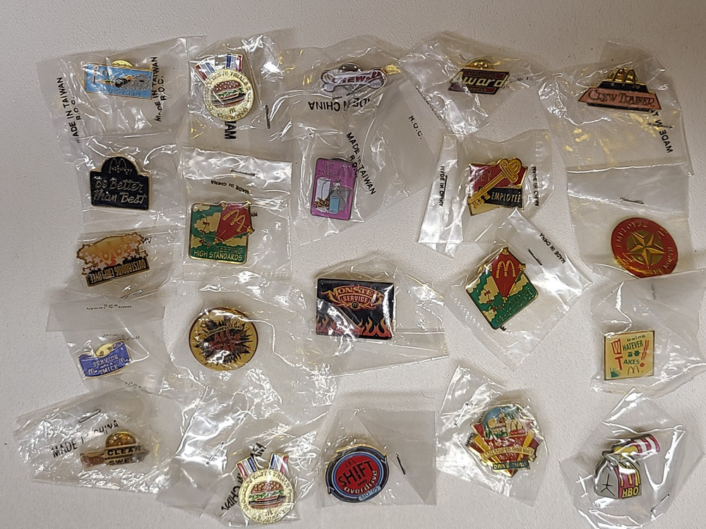 McDonald's 21 Crew Label Pins