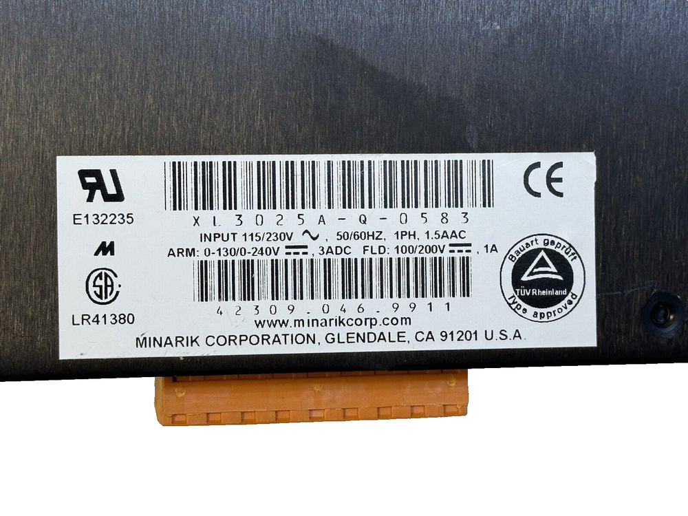 Minarik XL3025A-Q-0583 Speed Controller With 1 Control Switch / Knob
